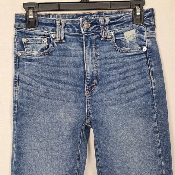 American Eagle Next Level Stretch Jeans 4 Long - Picture 2 of 8